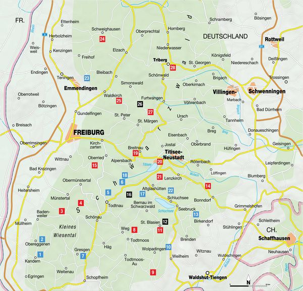 Produktbild: Wandern f&uuml;r Kurzentschlossene Schwarzwald S&uuml;d