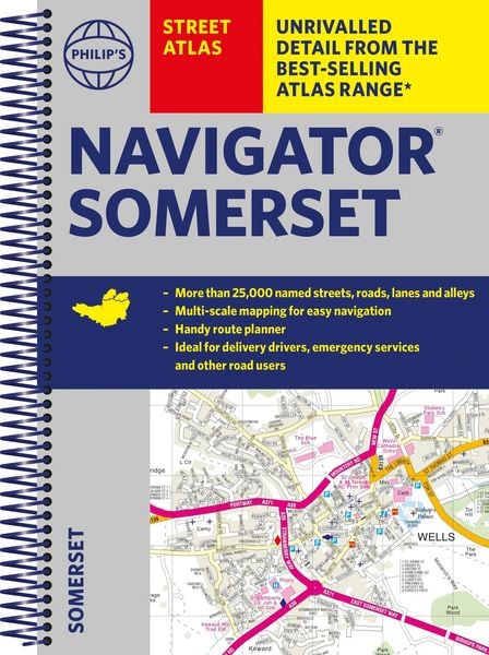 Produktbild: Philip's Navigator Street Atlas Somerset