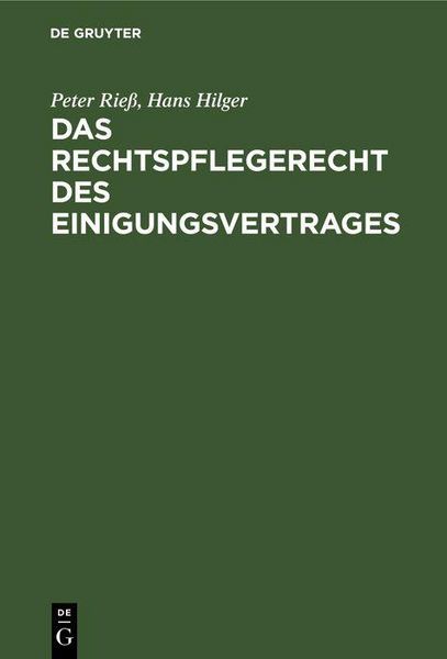 Produktbild: Das Rechtspflegerecht des Einigungsvertrages