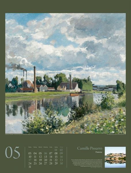 Produktbild: KunstGeschichten Kalender 2027 | Meisterwerke und die Orte ihrer Inspiration