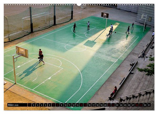 Produktbild: Trendsport Basketball (Wandkalender 2026 DIN A2 quer), CALVENDO Monatskalender