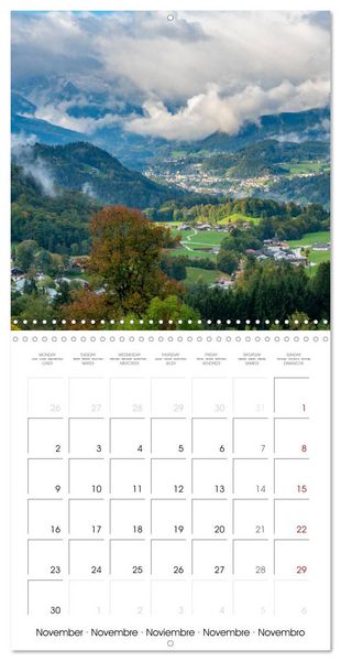 Produktbild: Berchtesgaden - Bavarian Alps, Lakes and Nature (Wall Calendar 2026 12 &times; 12 Inch) CALVENDO 12 Month Wall Calendar