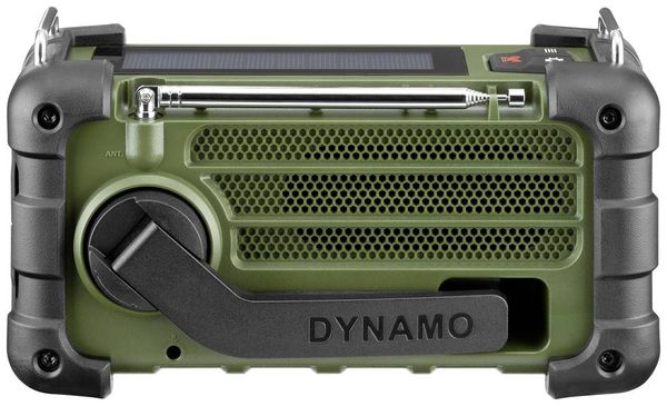 Produktbild: Sangean MMR-99 FM Green Outdoorradio UKW, MW Notfallradio, Bluetooth&reg; Solarpanel, spritzwassergesch&uuml;tzt, staubdicht Gr&uuml;n