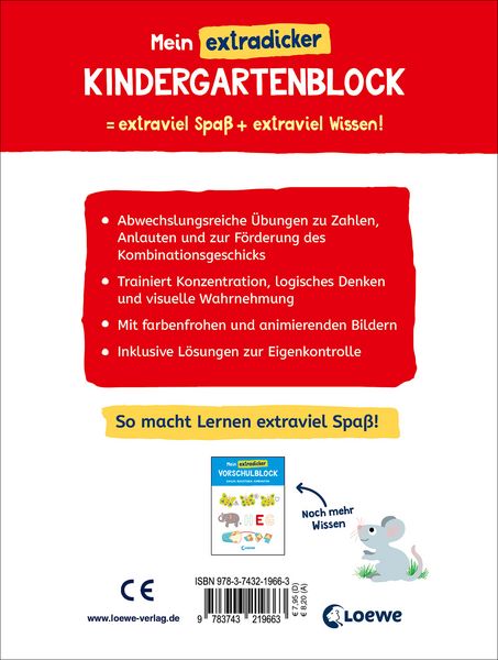 Produktbild: Mein extradicker Kindergartenblock