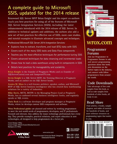 Produktbild: Professional Microsoft SQL Server 2014 Integration Services