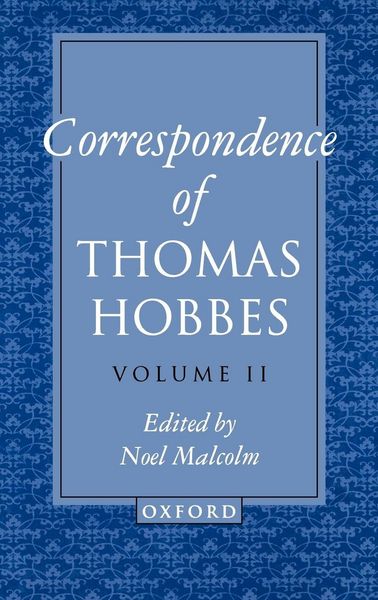 Produktbild: The Correspondence of Thomas Hobbes