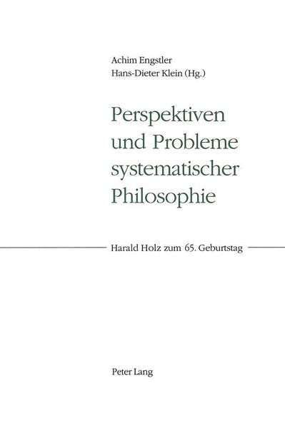 Produktbild: Perspektiven und Probleme systematischer Philosophie