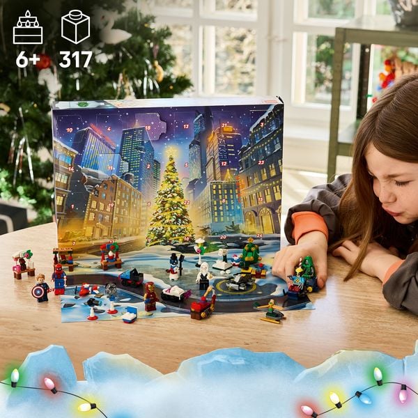 Produktbild: LEGO ǀ Marvel Adventskalender 2026 Superhelden f&uuml;r Kinder 76340