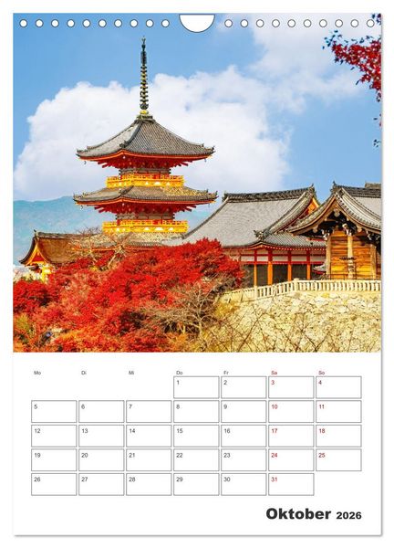 Produktbild: Schreine und Tempel - Heiligt&uuml;mern in Japan (Wandkalender 2026 DIN A4 hoch), CALVENDO Monatskalender