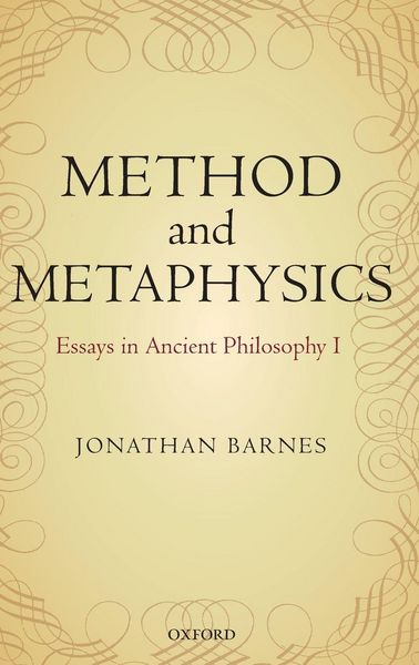 Produktbild: Method and Metaphysics