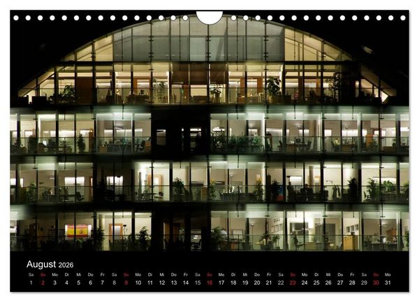 Produktbild: Hamburgs N&auml;chte (Wandkalender 2026 DIN A4 quer), CALVENDO Monatskalender