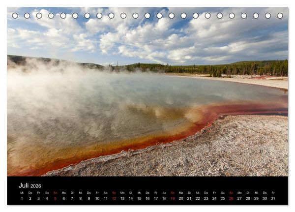 Produktbild: USA Landschaftskalender (Tischkalender 2026 DIN A5 quer), CALVENDO Monatskalender