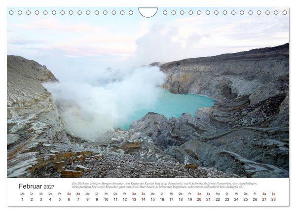 Produktbild: JAVA Natur pur (Wandkalender 2027 DIN A4 quer), CALVENDO Monatskalender