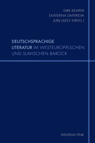 Produktbild: Deutschsprachige Literatur im westeurop&auml;ischen und slavischen Barock