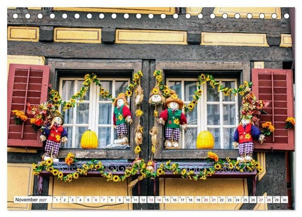Produktbild: Im Elsass - Eine bunte Vielfalt zum verlieben (Tischkalender 2027 DIN A5 quer), CALVENDO Monatskalender
