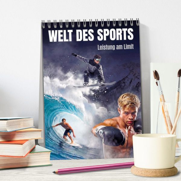 Produktbild: Welt des Sports &ndash; Leistung am Limit (Tischkalender 2027 DIN A5 hoch), CALVENDO Monatskalender
