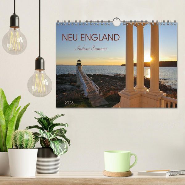 Produktbild: Neu England, Indian Summer (Wandkalender 2026 DIN A4 quer), CALVENDO Monatskalender