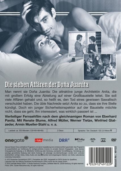 Produktbild: Die sieben Aff&auml;ren der Dona Juanita (DDR TV-Archiv) [2 DVDs]