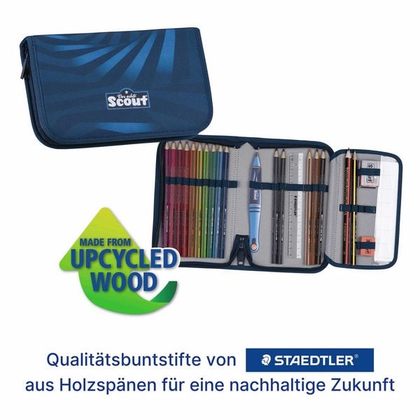 Produktbild: Scout Schulranzen Set Micro LED, Schulranzen Set, 4tlg, Rocket Rider