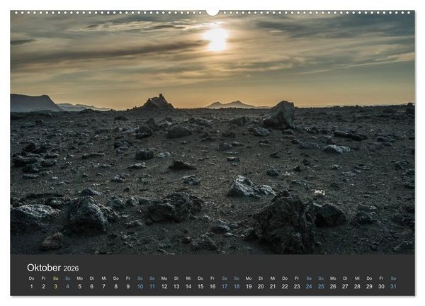 Produktbild: Island (Wandkalender 2026 DIN A2 quer), CALVENDO Monatskalender
