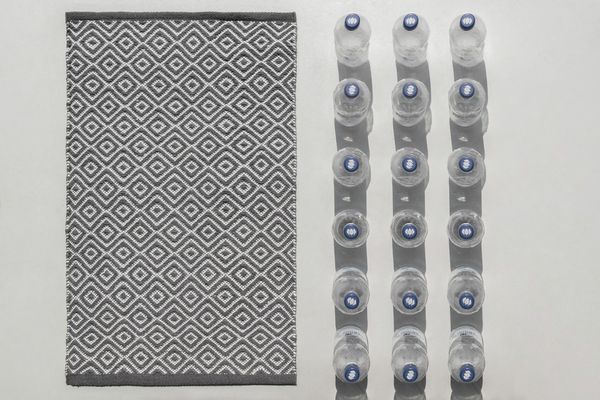 Produktbild: Badematte Mod. Abai, 50 x 80 cm, hergestellt aus recycelten PET-Flaschen