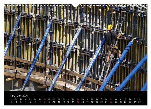Produktbild: Baustellen (Wandkalender 2026 DIN A3 quer), CALVENDO Monatskalender