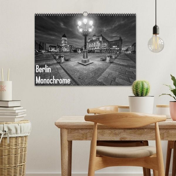 Produktbild: Berlin Monochrome (Wandkalender 2026 DIN A3 quer), CALVENDO Monatskalender