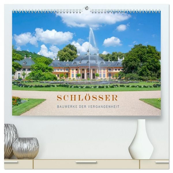 Produktbild: Schl&ouml;sser - Bauwerke der Vergangenheit (hochwertiger Premium Wandkalender 2026 DIN A2 quer), Kunstdruck in Hochglanz