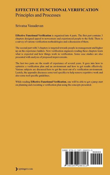 Produktbild: Effective Functional Verification