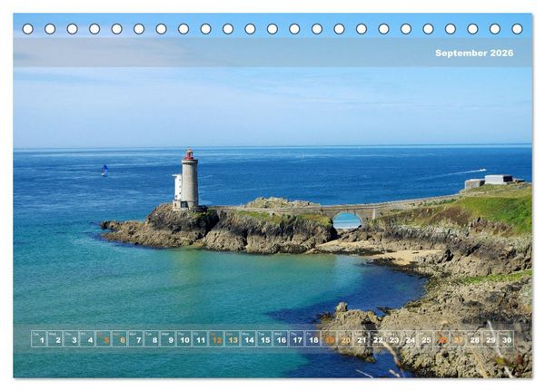 Produktbild: Natural landscape of France (Desk Calendar 2026 DIN A5 landscape), CALVENDO 12 Month DeskCalendar