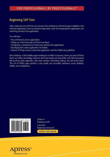Produktbild: Beginning SAP Fiori