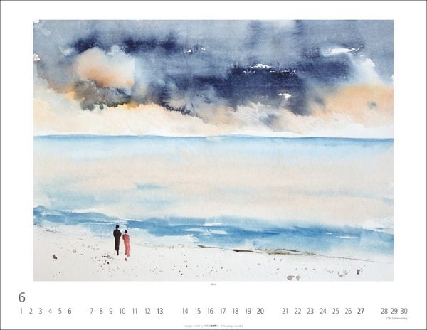 Produktbild: Zwischen Himmel und Erde Kalender 2027 - Aquarelle von Hans-J&uuml;rgen Gaudeck