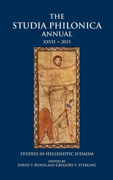 Produktbild: The Studia Philonica Annual XXVII, 2015