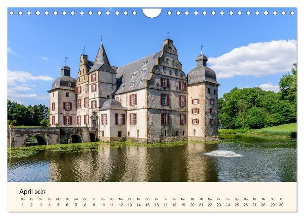 Produktbild: Schl&ouml;sser und Burgen in NRW (Wandkalender 2027 DIN A4 quer), CALVENDO Monatskalender