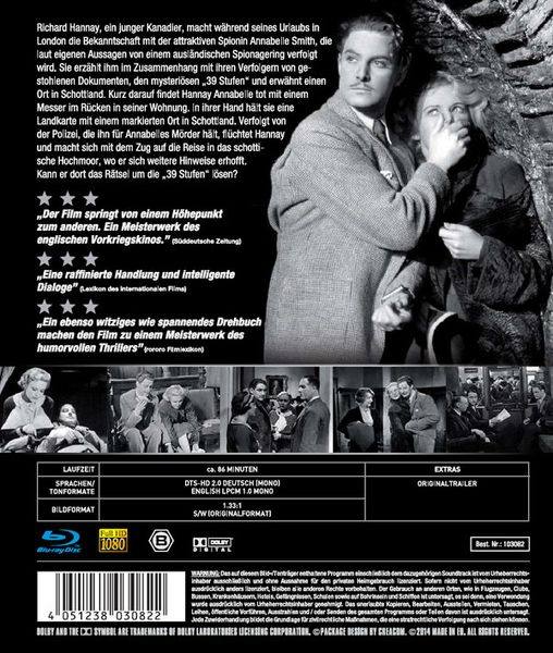 Produktbild: Die 39 Stufen