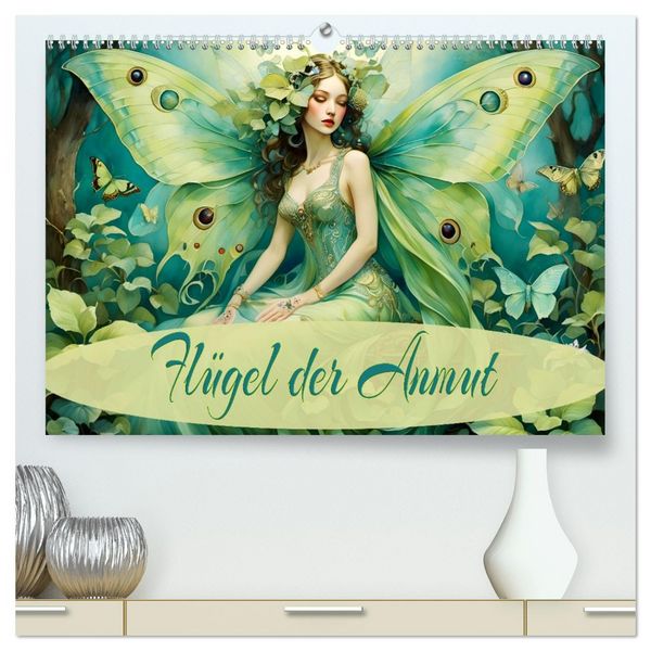 Produktbild: Fl&uuml;gel der Anmut (hochwertiger Premium Wandkalender 2026 DIN A2 quer), Kunstdruck in Hochglanz
