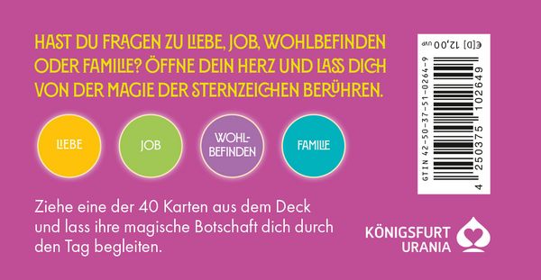 Produktbild: Pocket Sternzeichen Zwillinge 40 Karten in Magnetschachtel