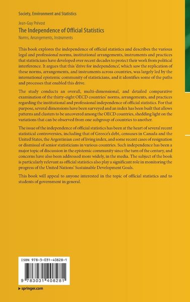 Produktbild: The Independence of Official Statistics