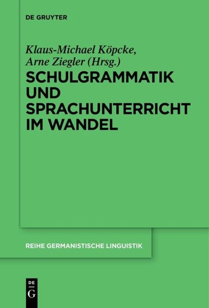 Produktbild: Schulgrammatik und Sprachunterricht im Wandel