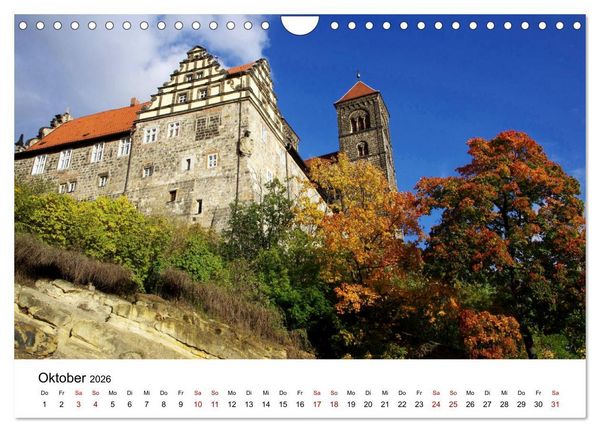 Produktbild: Weltkulturerbe Quedlinburg (Wandkalender 2026 DIN A4 quer), CALVENDO Monatskalender