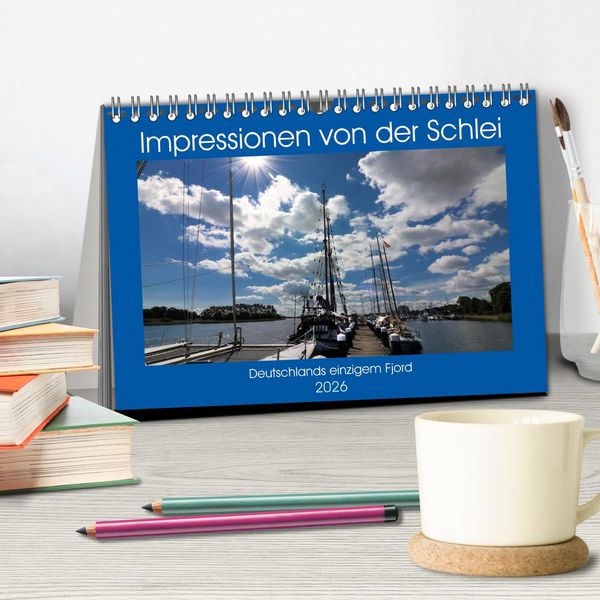 Produktbild: Impressionen von der Schlei - Deutschlands einzigem Fjord (Tischkalender 2026 DIN A5 quer), CALVENDO Monatskalender