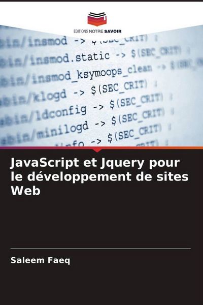 Produktbild: JavaScript et Jquery pour le d&eacute;veloppement de sites Web