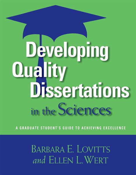 Produktbild: Developing Quality Dissertations in the Sciences