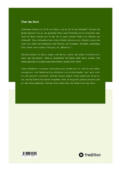 Produktbild: Workbook: Selbstcoaching f&uuml;r Autoren