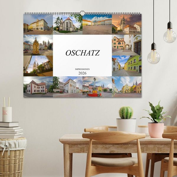 Produktbild: Oschatz Impressionen (Wandkalender 2026 DIN A2 quer), CALVENDO Monatskalender