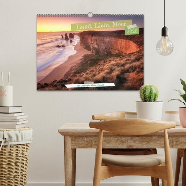 Produktbild: Land. Licht. Meer. (Wandkalender 2026 DIN A3 quer), CALVENDO Monatskalender
