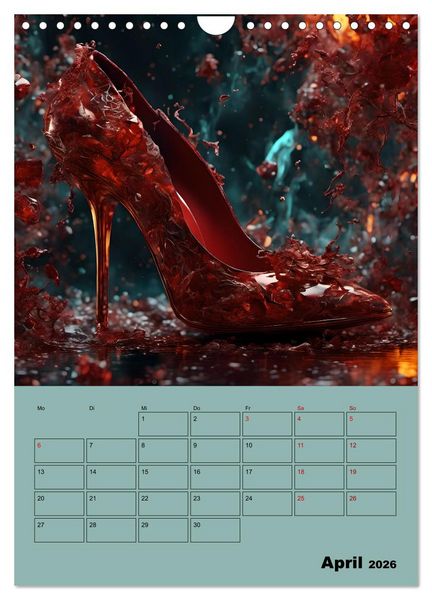 Produktbild: Verzaubert durch High Heels &ndash; Ein Kalender f&uuml;r Schuhliebhaber (Wandkalender 2026 DIN A4 hoch), CALVENDO Monatskalender