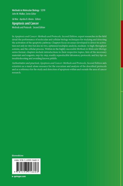Produktbild: Apoptosis and Cancer