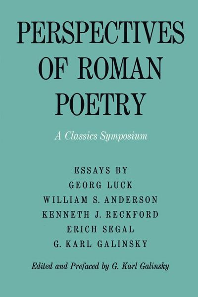 Produktbild: Perspectives of Roman Poetry