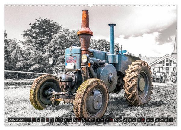 Produktbild: Trecker-Liebhaber (Wandkalender 2026 DIN A2 quer), CALVENDO Monatskalender